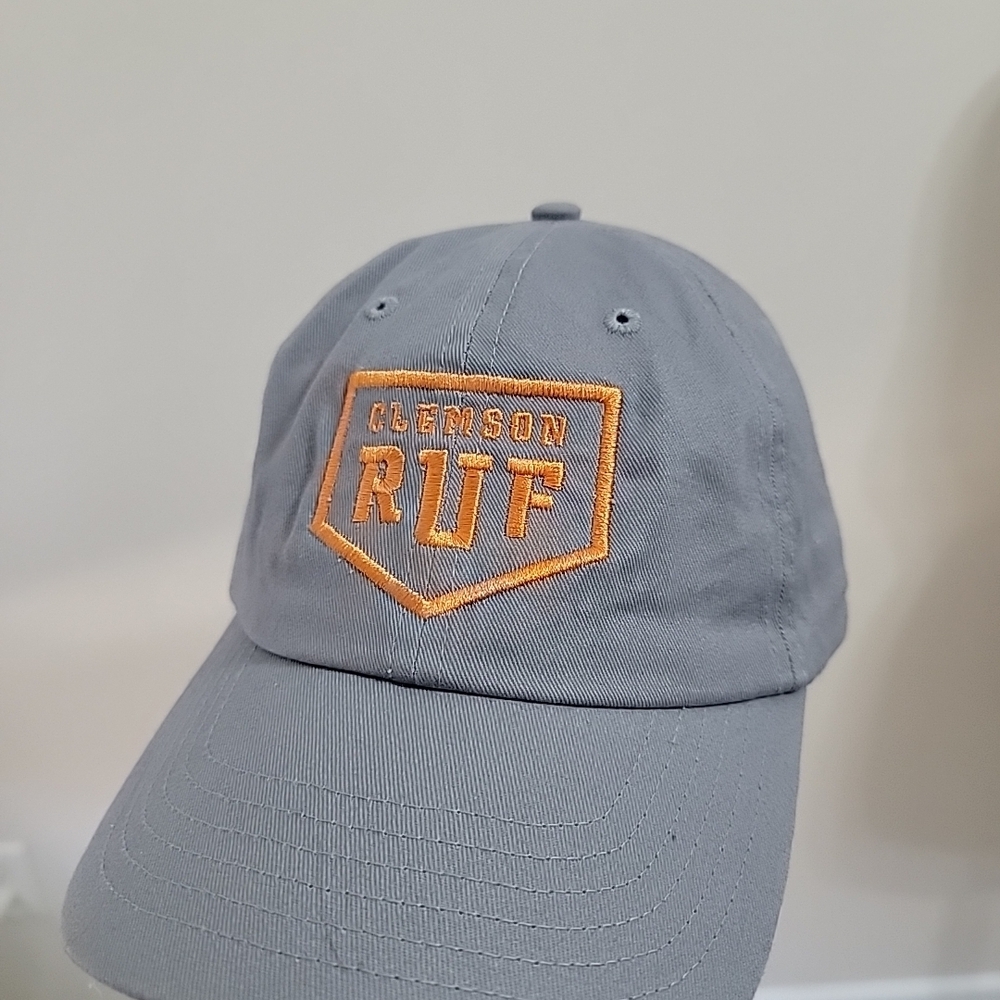 Clemson Ruf baseball cap with logo patch on the front.